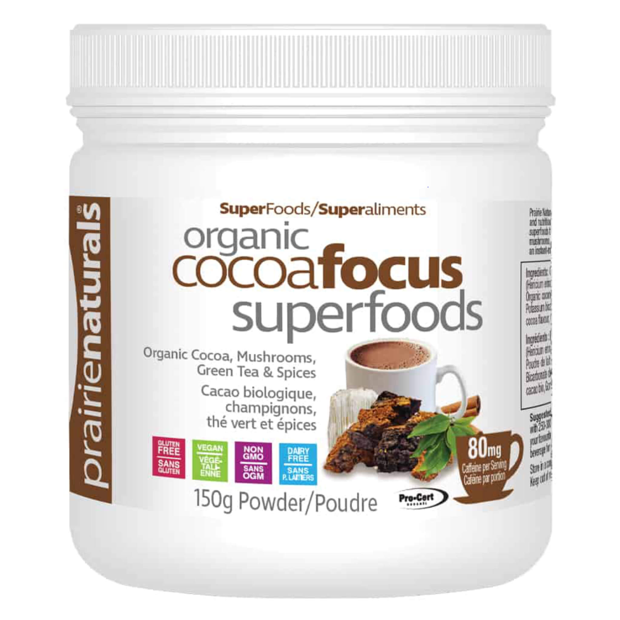 Organic Cocoa Powder by Focus SuperFoods - Premium Raw Cacao for Baking, Smoothies & Healthy Hot Chocolate | Vegan, Gluten-Free Superfood for Energy & Wellness