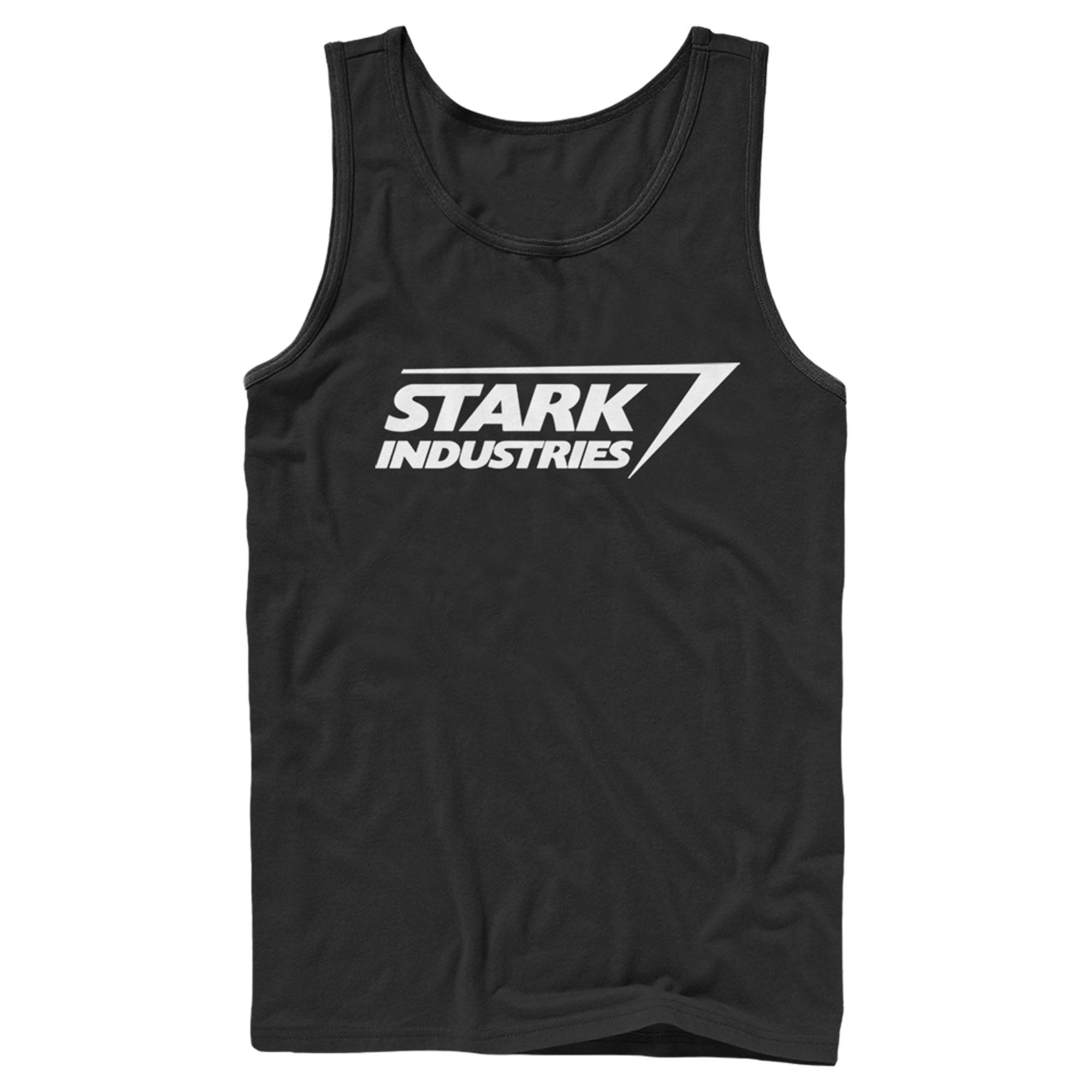 Marvel Stark Industries Iron Man Logo Men's Tank Top - Cool Graphic Tee for Superhero Fans, Casual Wear & Cosplay