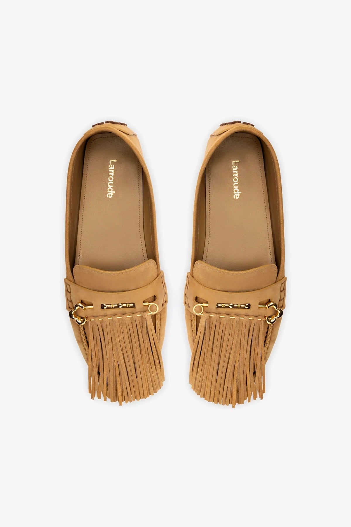 Joy Mocassin Slip-On Shoes in Peanut Suede - Comfortable & Stylish for Women - Perfect for Casual Wear, Office & Travel
