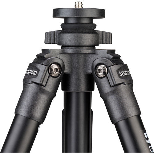 Benro Adventure AL Series 2 3-Section Aluminum Tripod with Flip Locks TAD27A - Lightweight Travel Tripod for DSLR Cameras, Perfect for Outdoor Photography, Hiking & Travel Adventures