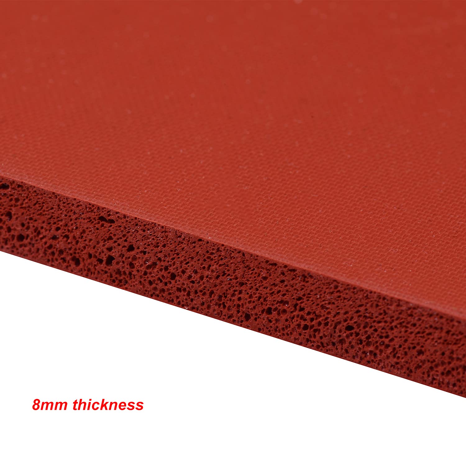 LUCHONG 380x380x8mm High-Temperature Resistant Silicone Heat Press Mat - Compatible with Cricut EasyPress 2 & Heat Transfer Machines - Perfect for T-Shirt Sublimation, DIY Crafts & Apparel Decoration