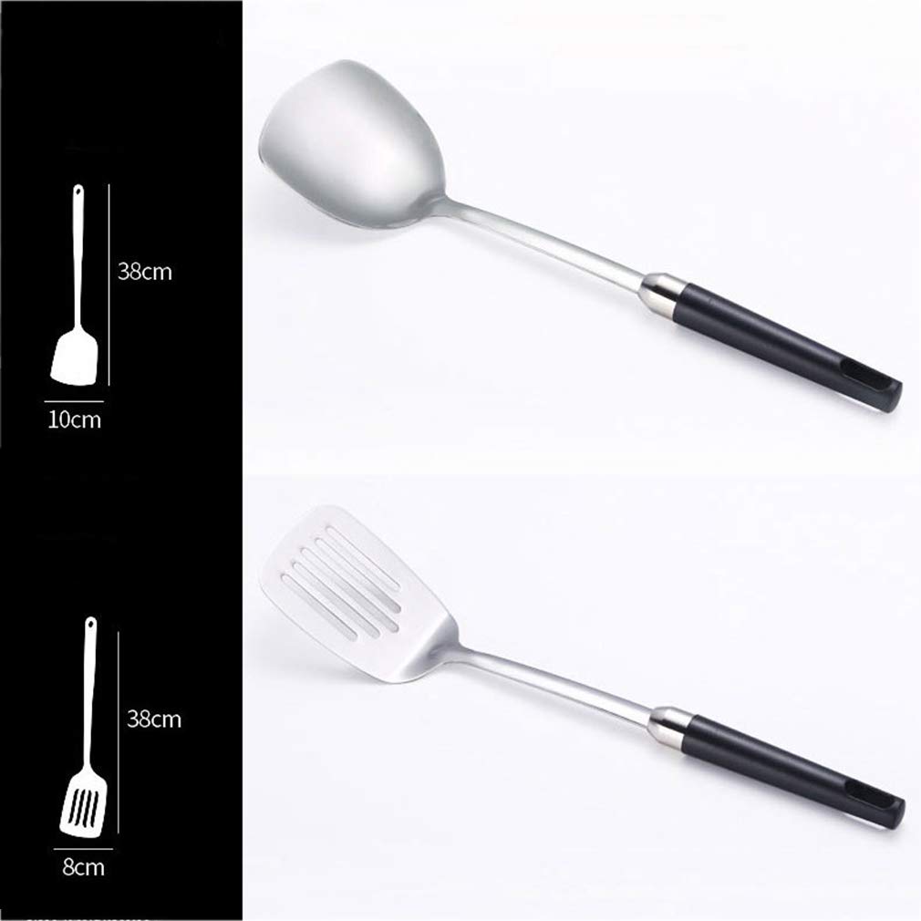 4-Piece Stainless Steel Kitchen Utensil Set - Non-Stick, Heat Resistant Cooking Tools with Ergonomic Handles - Perfect for Frying, Baking & Everyday Cooking - Ideal Housewarming Gift for Home Chefs