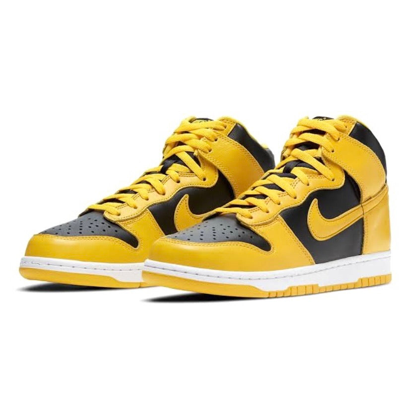 Nike Dunk High SP Sneakers - Black & Varsity Maize Colorway | Retro Basketball Shoes for Men & Women | Perfect for Streetwear, Casual Outfits & Sneaker Collectors