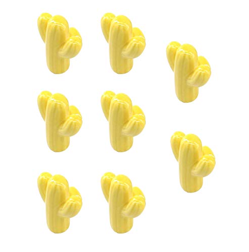Yellow cactus,8 pcs