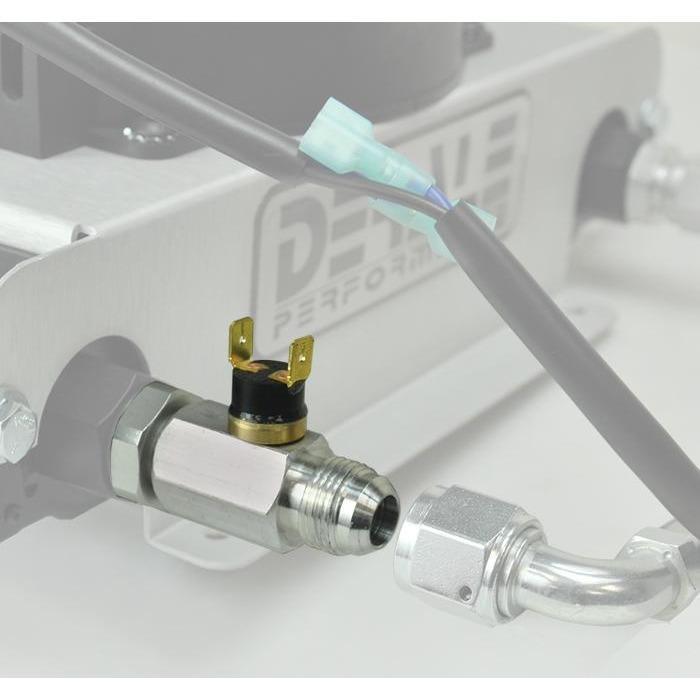 DERALE 180F On 165F Off Thermostat Fan Control Kit - 13021 - Perfect for Automotive Cooling Systems & Radiator Fans