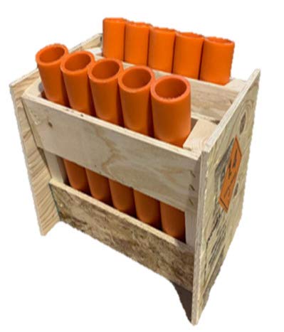10 Shot Firework Fan with HDPE Tubes - Professional Pyrotechnic Display for Celebrations, Weddings & 4th of July Events
