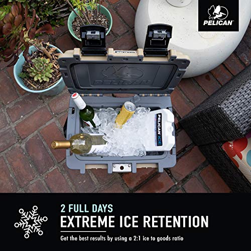Pelican 20 Quart Elite Cooler - Premium Heavy-Duty Ice Chest for Camping, Fishing, Hunting & Outdoor Adventures | Leakproof & Insulated for Maximum Cold Retention