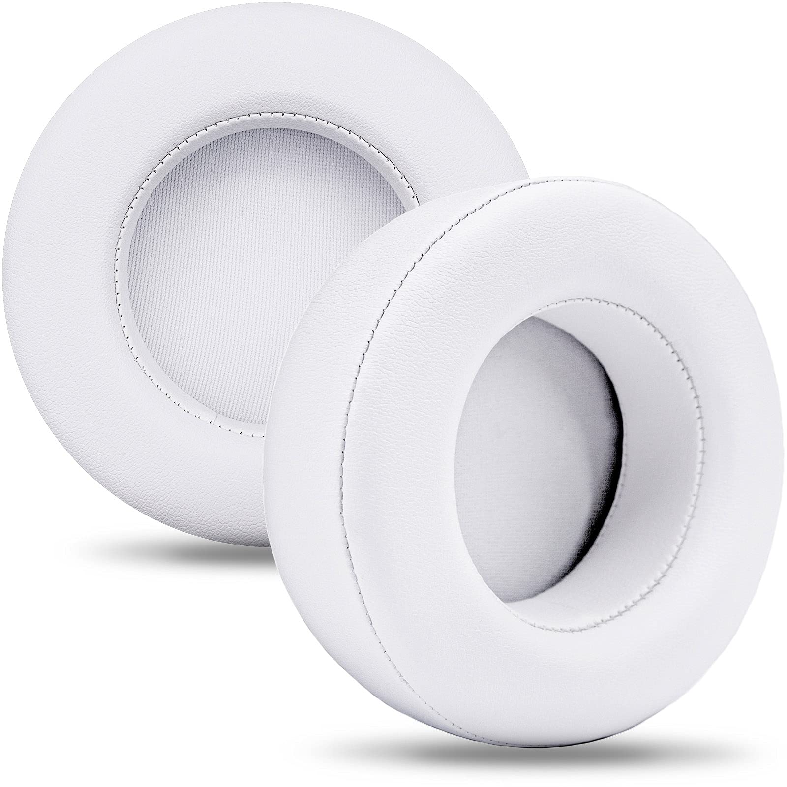 Replacement Earpads for Corsair Virtuoso RGB Wireless SE Gaming Headset - Premium Memory Foam & PU Leather Ear Cushions (White) - Noise Isolation for PC, PS5, Xbox Gaming & Music Listening