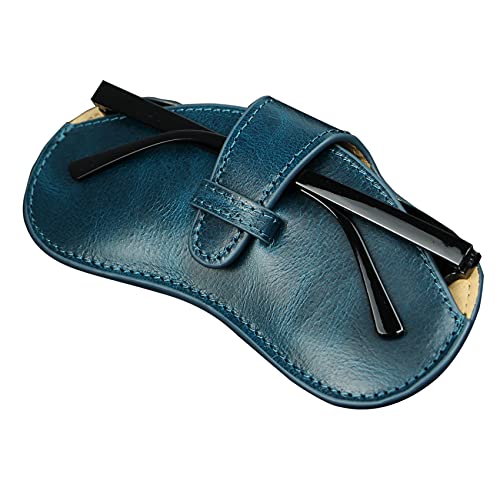 Blue-oil Waxy Leather