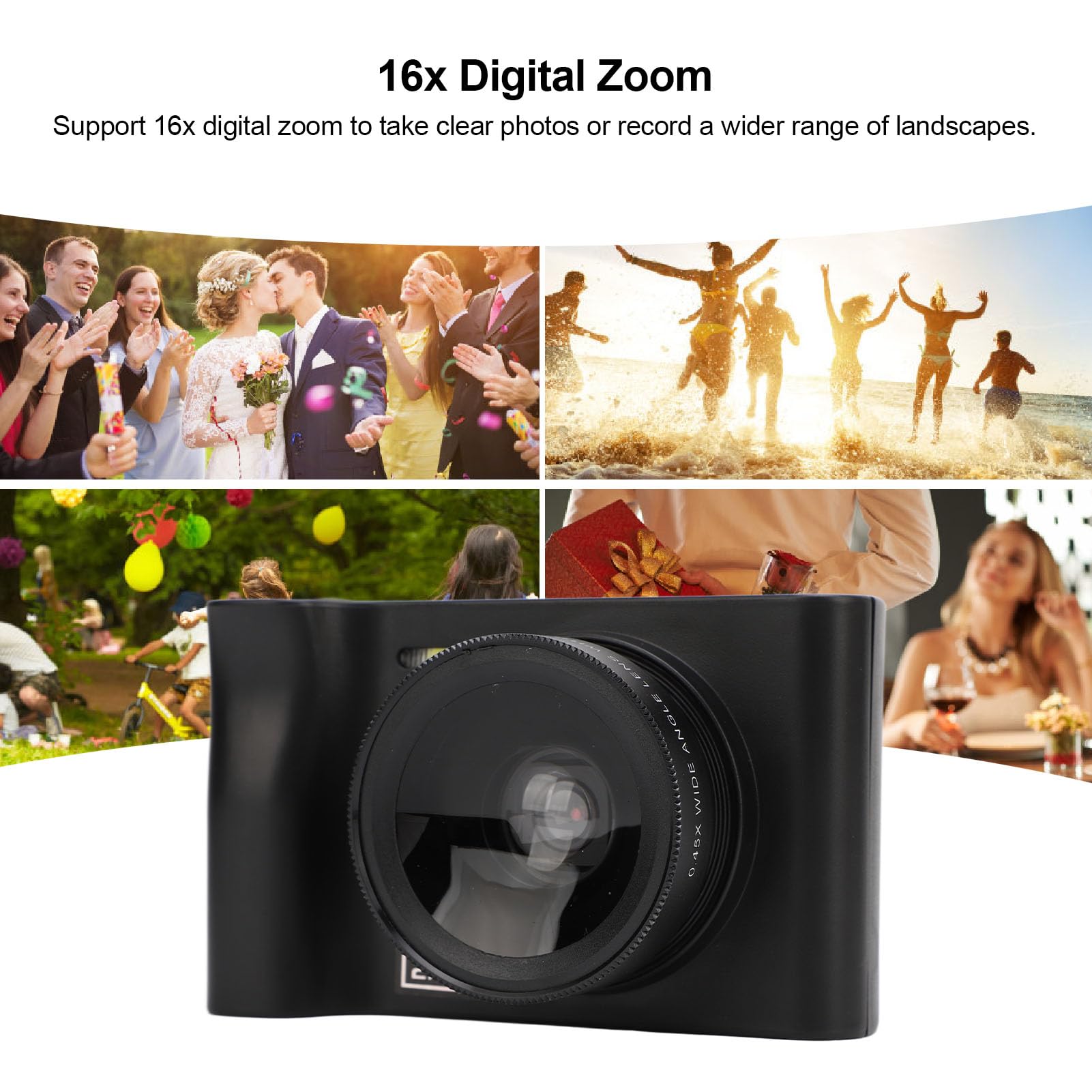 2.5K 24MP WiFi Digital Camera with 2.88