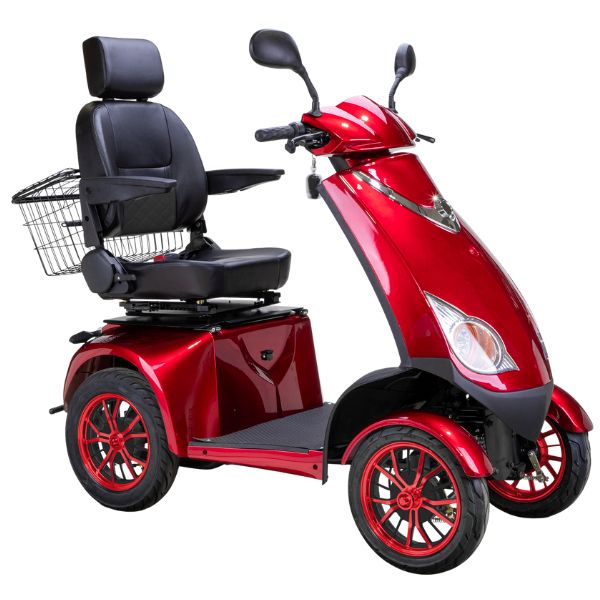 Premium Platinum Bariatric 4-Wheel Mobility Scooter for Heavy Adults - Heavy Duty Electric Wheelchair for Indoor & Outdoor Use - Ideal for Shopping, Travel, and Daily Mobility Assistance