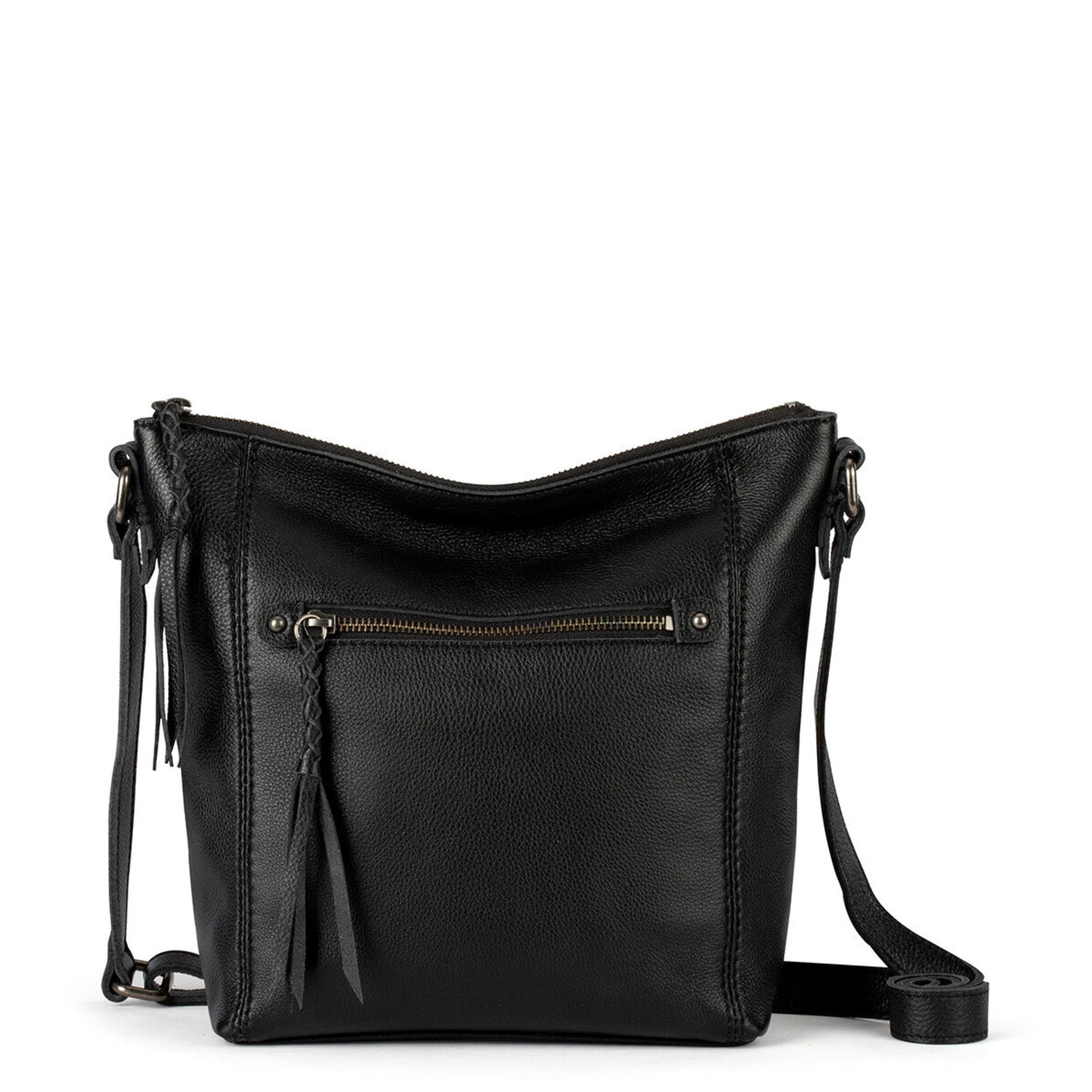 Ashland Genuine Leather Crossbody Bag for Women - Stylish & Durable Black Shoulder Purse - Perfect for Work, Travel & Everyday Use