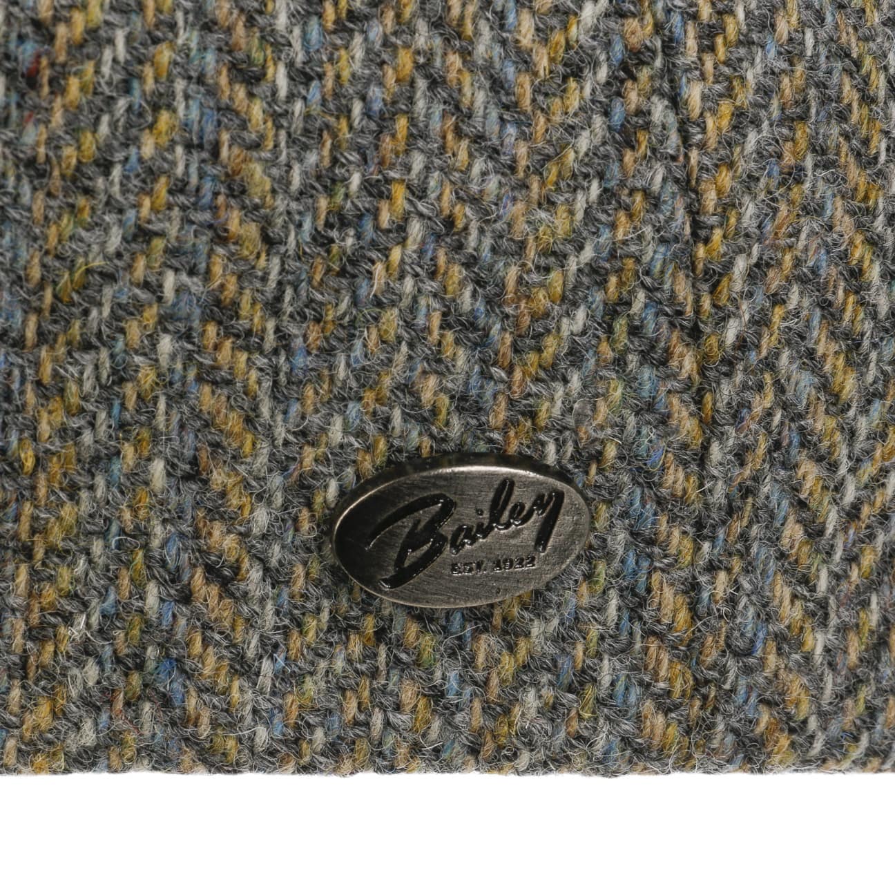 Bailey 1922 Galvin Stripe Herringbone Flat Cap - Classic Wool Ivy Newsboy Hat for Men | Perfect for Fall, Winter & Outdoor Activities