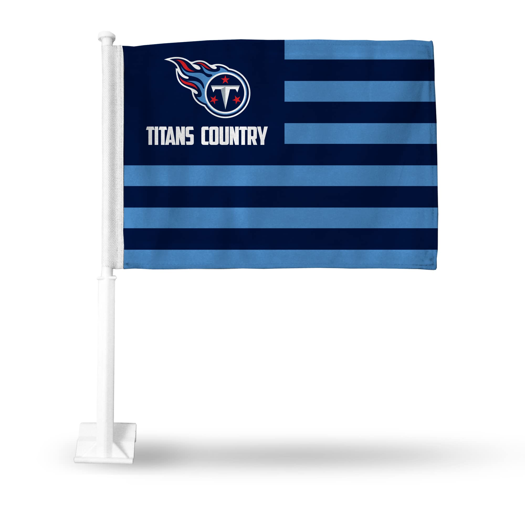 NFL Car Flag Double Sided - Officially Licensed Team Logo - Durable Polyester Car Accessory for Game Day Tailgating & Road Trips