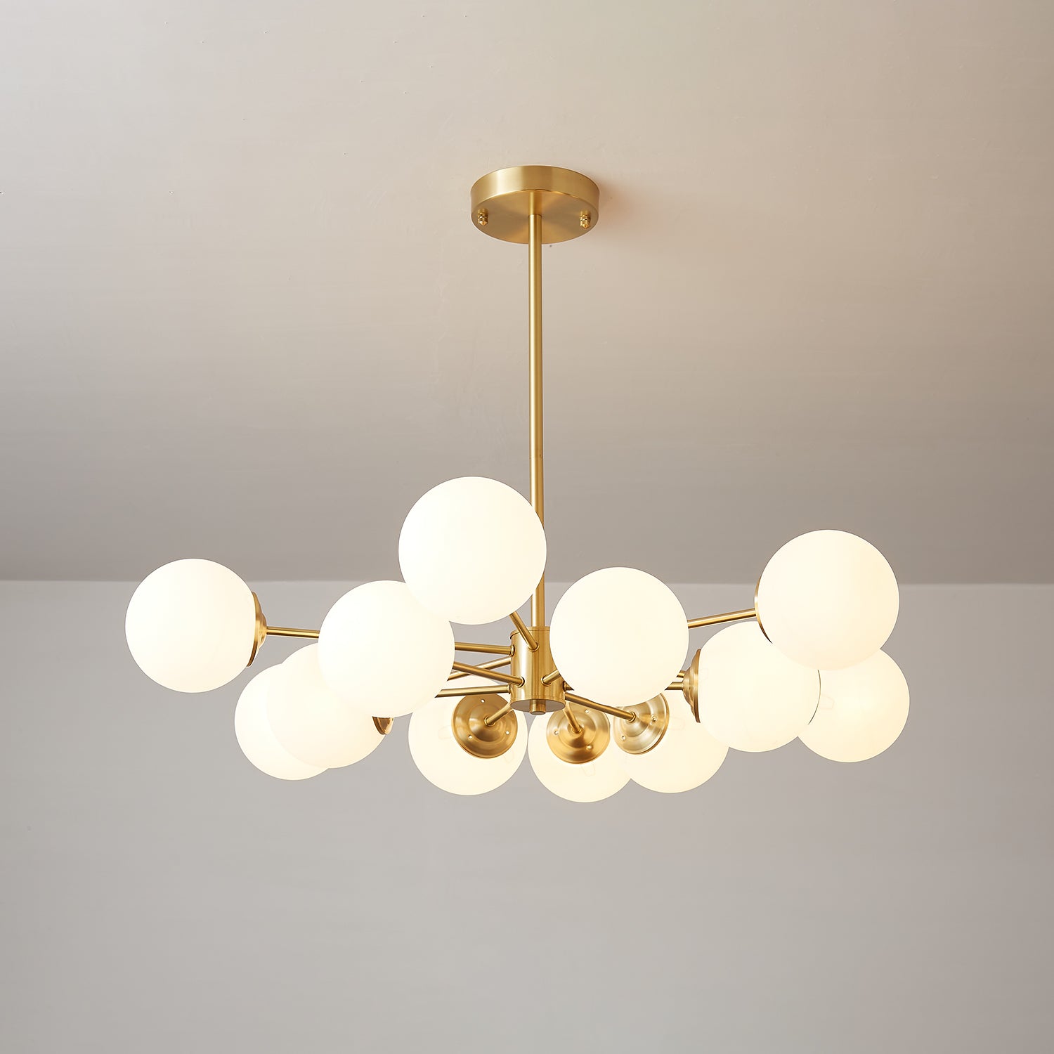 Elysium Crystal Chandelier - Elegant Modern Ceiling Light Fixture for Dining Room, Living Room & Bedroom | Perfect for Home Decor & Wedding Venues