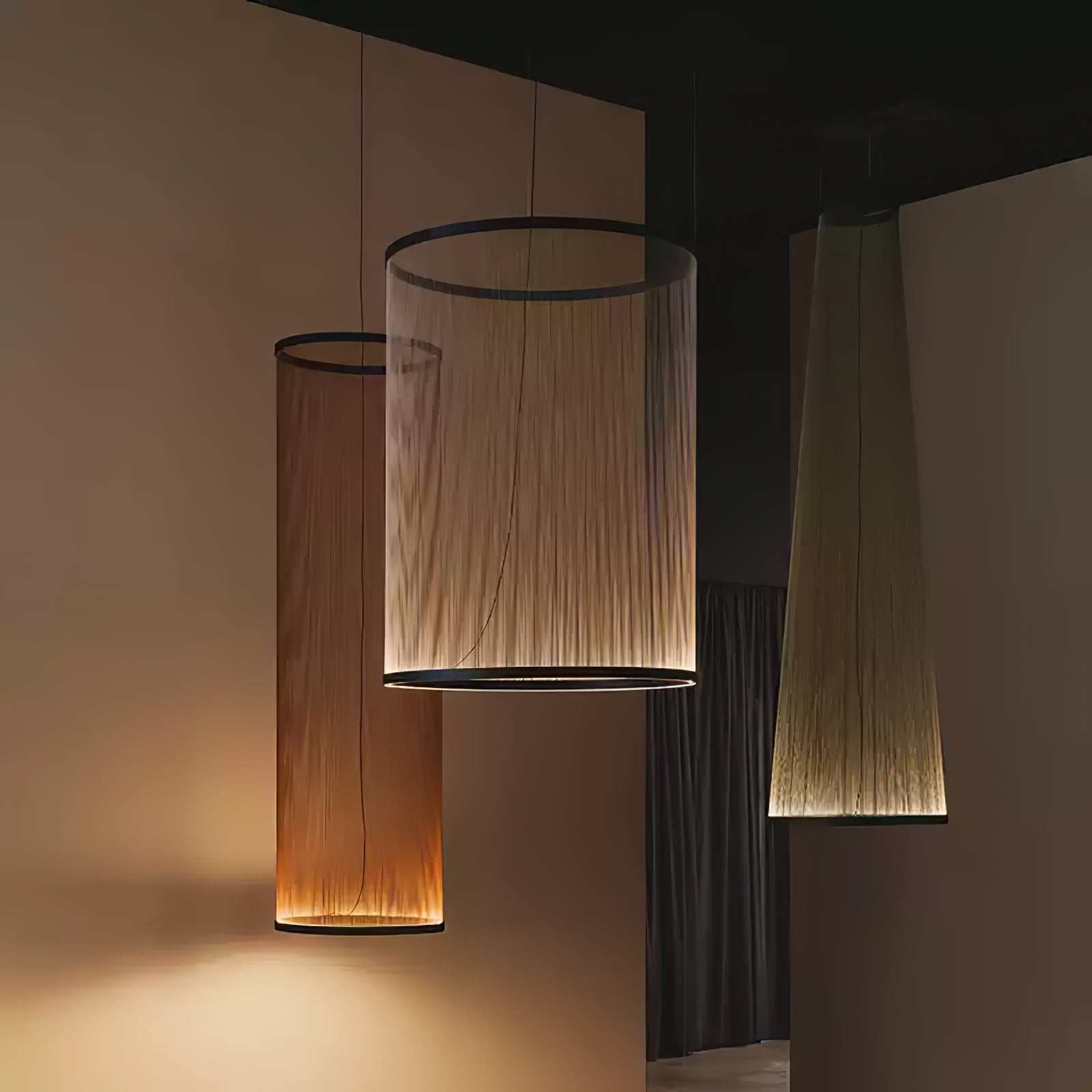 Aeris Modern Mesh Pendant Light - Sleek Hanging Fixture for Dining Room, Kitchen Island & Bedroom Lighting | Energy Efficient LED Chandelier