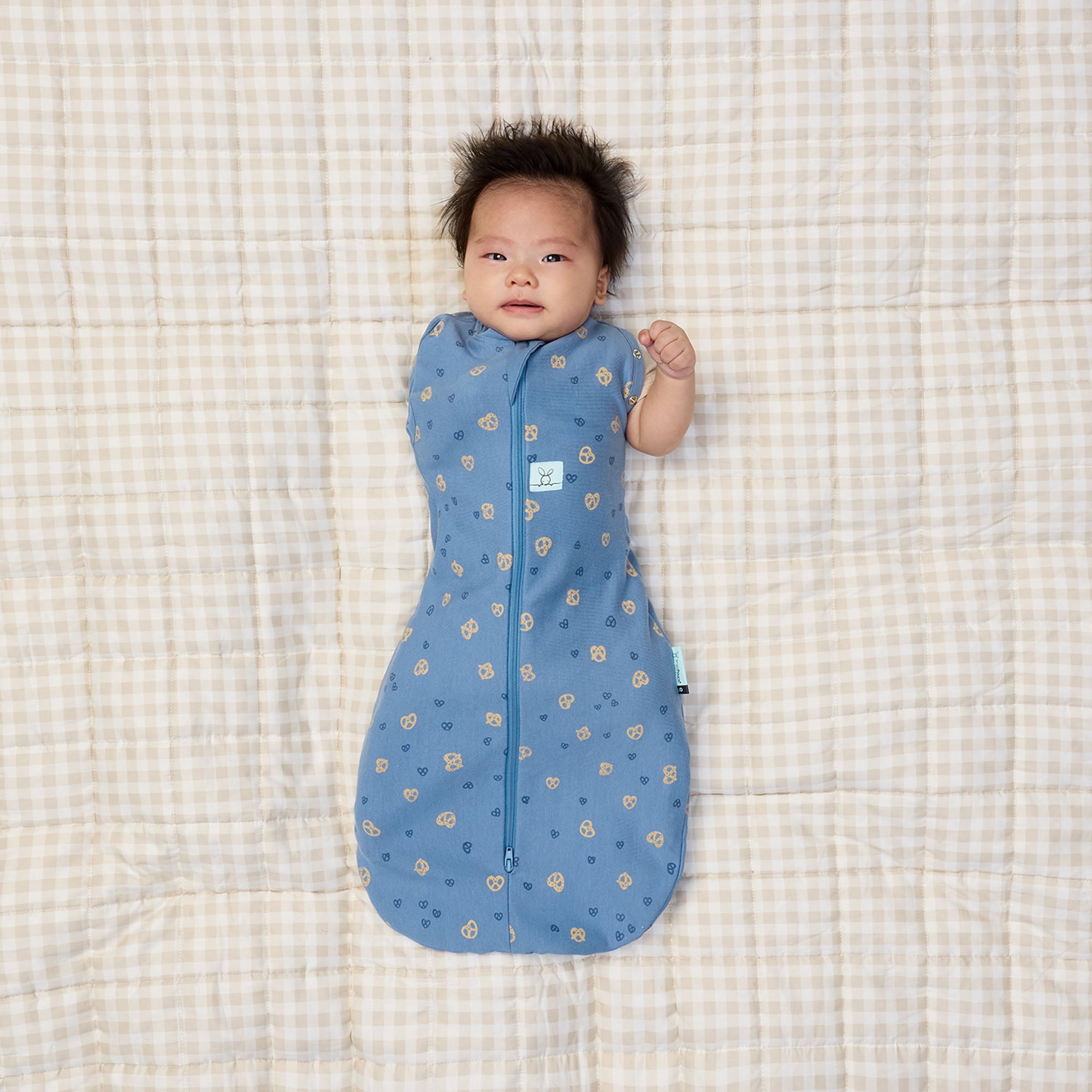 ErgoPouch Cocoon Zip Swaddle Bag 1.0 TOG for Newborns - Soft Baby Sleep Sack for Safe Swaddling - Perfect for Nursery, Daycare & Travel