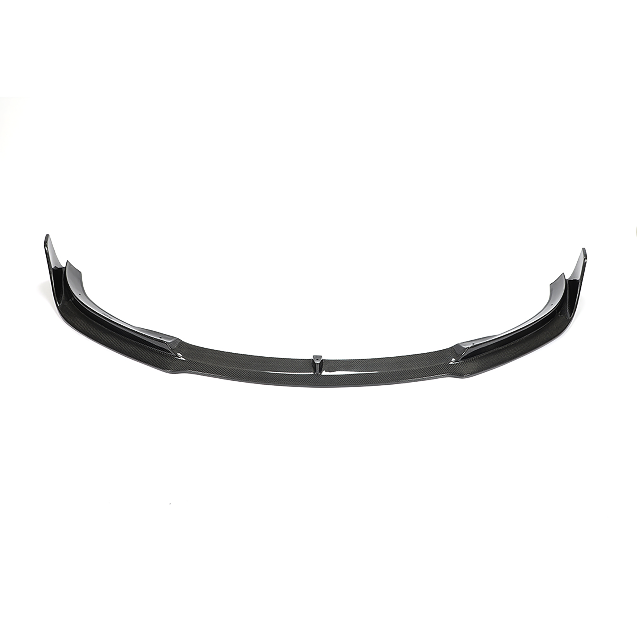 Premium Real Carbon Fiber V-Style Aero Front Lip Spoiler for Tesla Model 3 (2017-2023) - Enhance Style & Aerodynamics for Street & Track Performance