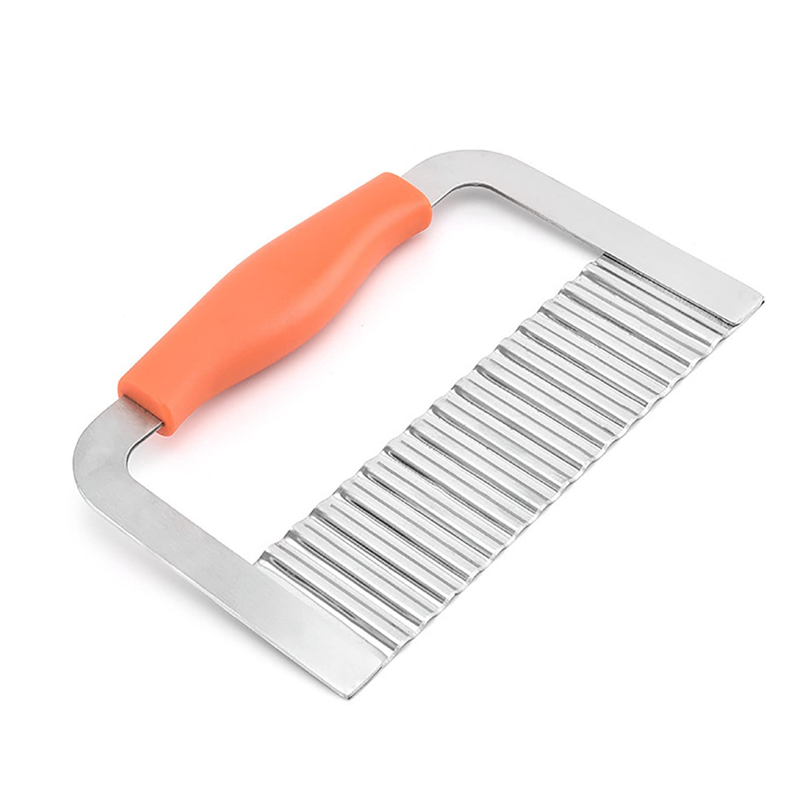 Premium Stainless Steel Wave Cutter - Multi-Functional Chip Knife for Professional & Home Kitchens - Perfect for Slicing Fruits, Vegetables & Creating Decorative Food Garnishes