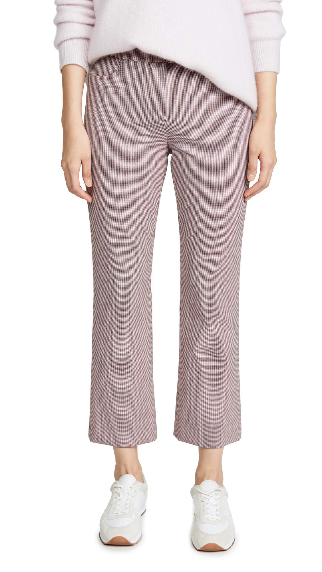 Theory Women's High-Waisted Slim Crop Pants - Office Work & Casual Wear - Perfect for Business Attire, Travel & Everyday Comfort