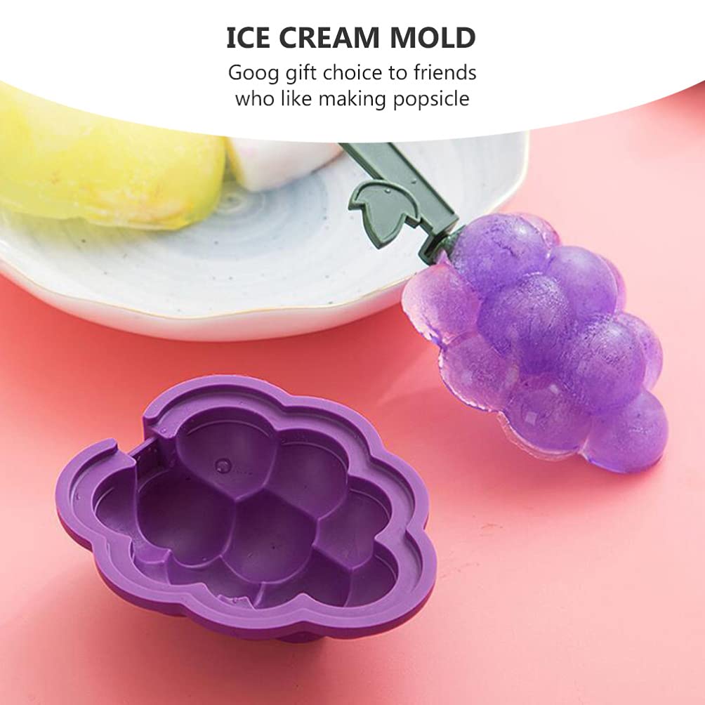 DOITOOL 3-Piece Fruit-Shaped Popsicle Molds Set with Lids - DIY Ice Cream & Popsicle Maker for Homemade Treats - Perfect for Summer Snacks, Kids Parties, and Healthy Frozen Desserts