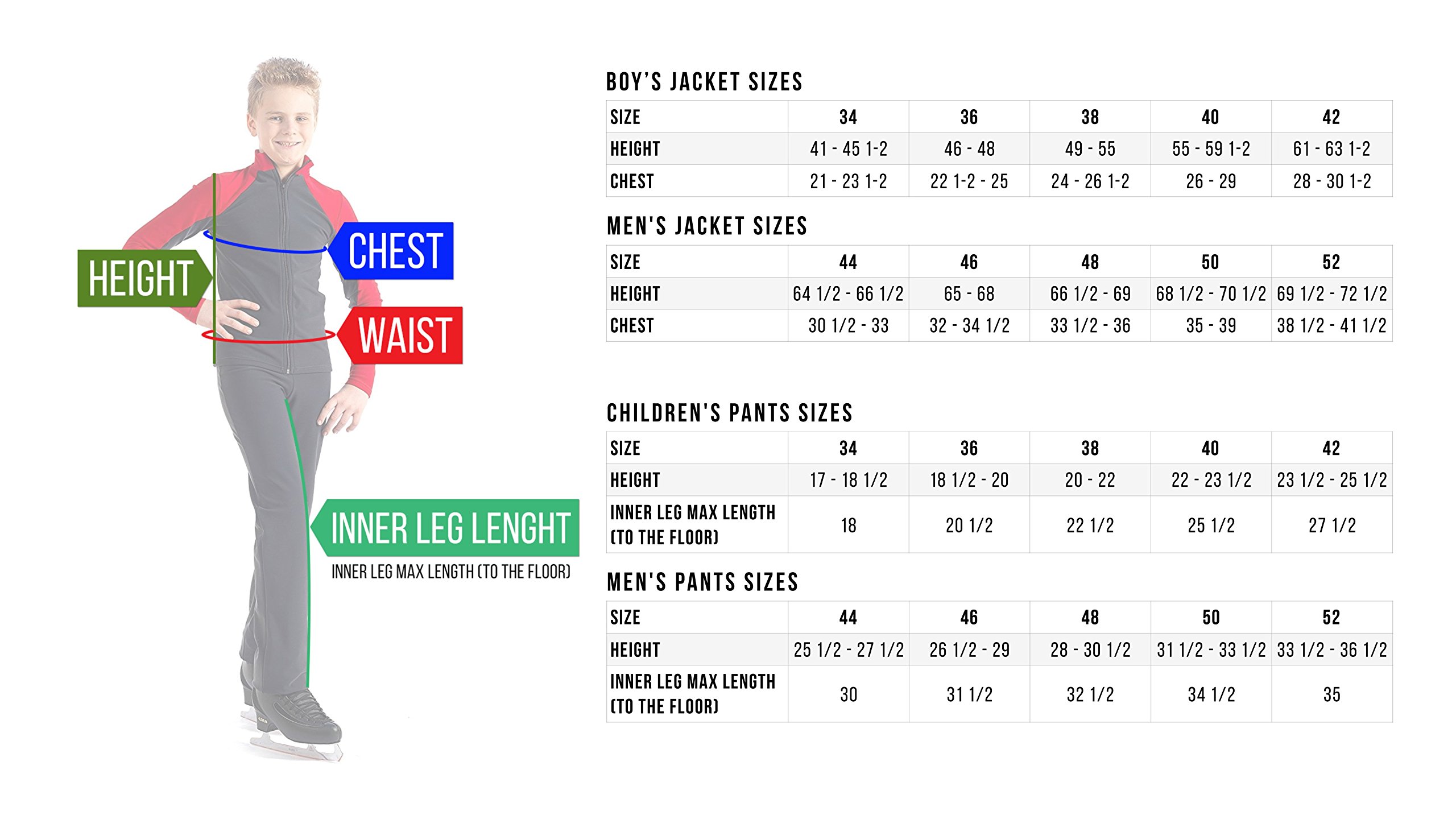 Premium Men's Figure Skating Jacket - Handmade in Italy with Thermal Fabric for Warmth & Performance - Perfect for Ice Skating, Winter Sports & Outdoor Activities