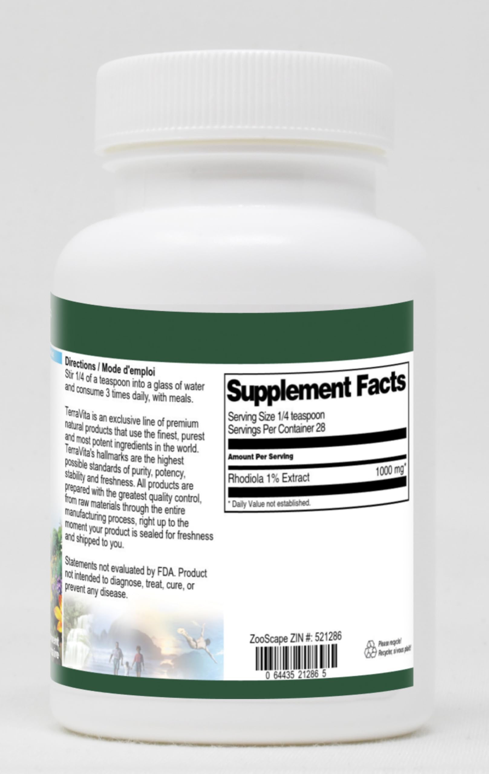 Premium Rhodiola Rosea 1% Salidroside Powder (1 oz, 3-Pack) - Natural Adaptogen for Stress Relief, Energy Boost & Mental Clarity - Perfect for Tea, Smoothies & Supplement Blends