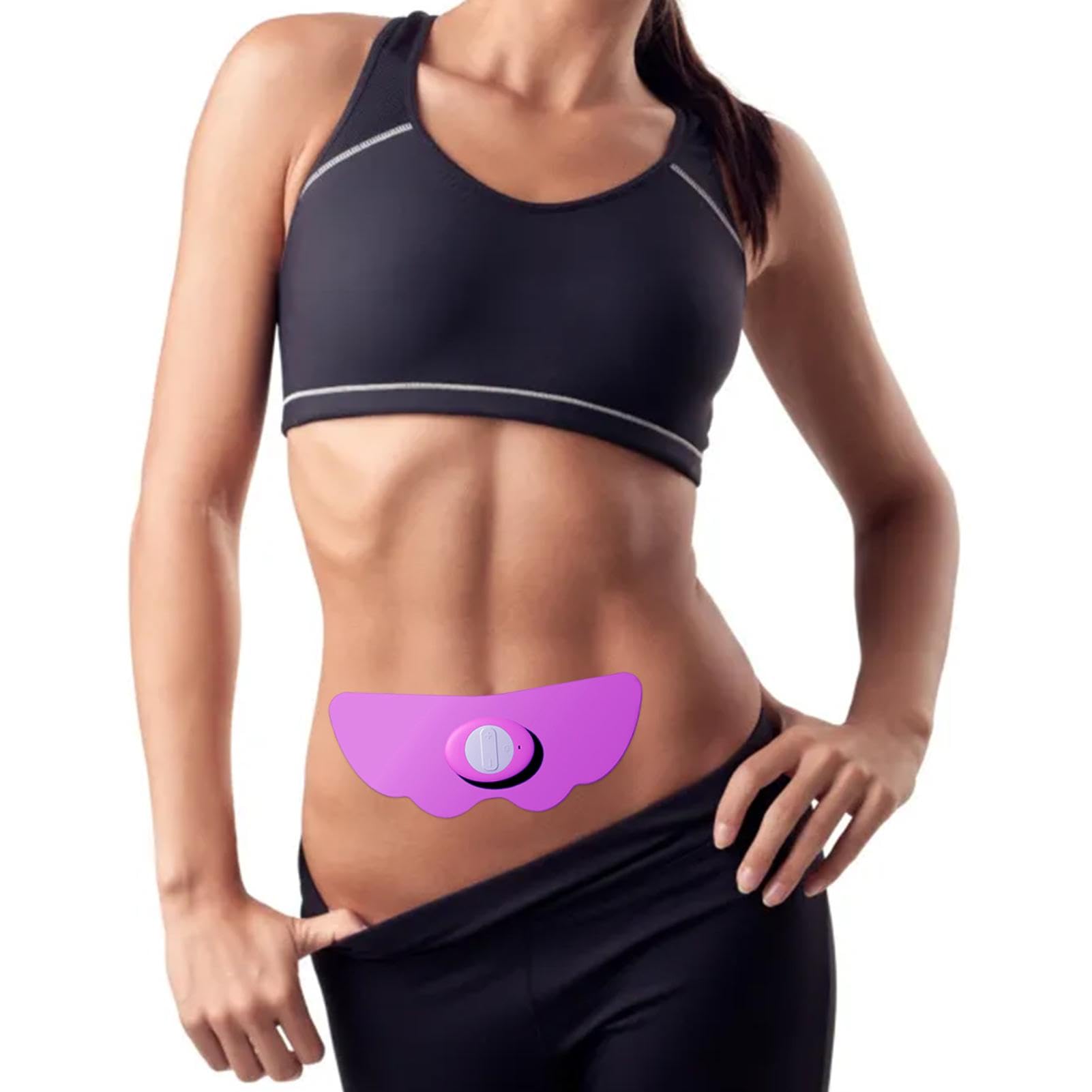 Electric Abdominal Massager for Women & Men - Portable Belly Massager for Menstrual Pain Relief, Relaxation, Travel, Work & Sports - Safe & Painless Muscle Relaxation Therapy Device