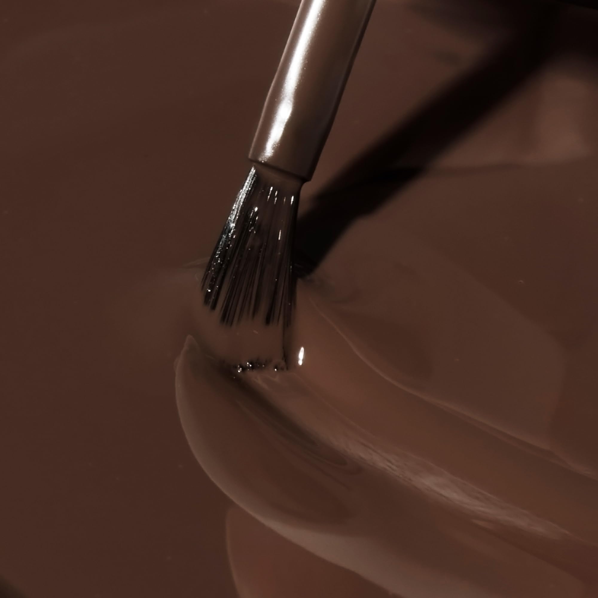 Dazzle Dry Nail Mini Lacquer Step 3 - Fringe Milk Chocolate Brown Nail Polish | Full Coverage Cream Formula | 0.17 fl oz (5 Manicures) | Perfect for Home Manicures, Salon Use & Gift Giving
