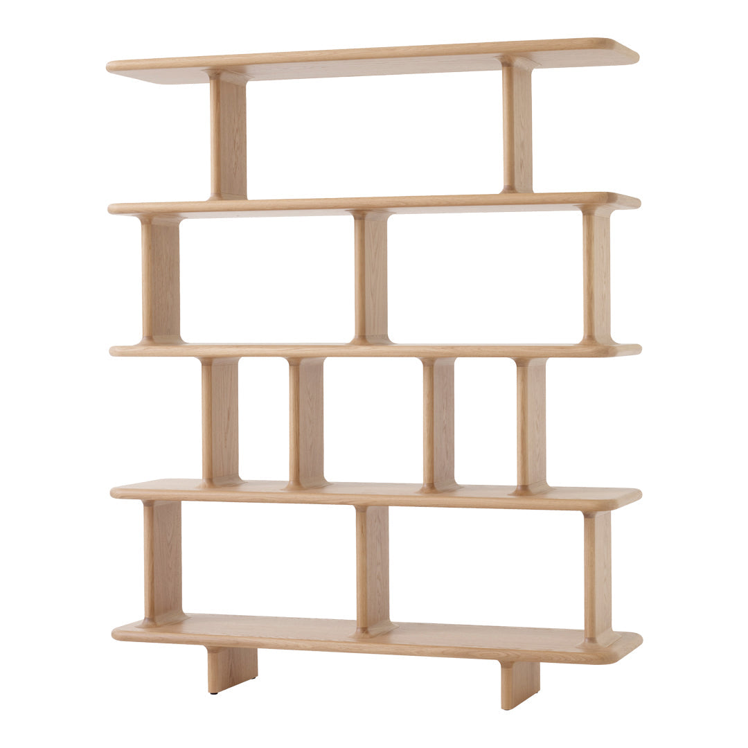 Archivo JH45 Standing Shelf - Modern Wooden Bookshelf for Home & Office Storage - Perfect for Living Room, Bedroom, and Office Organization
