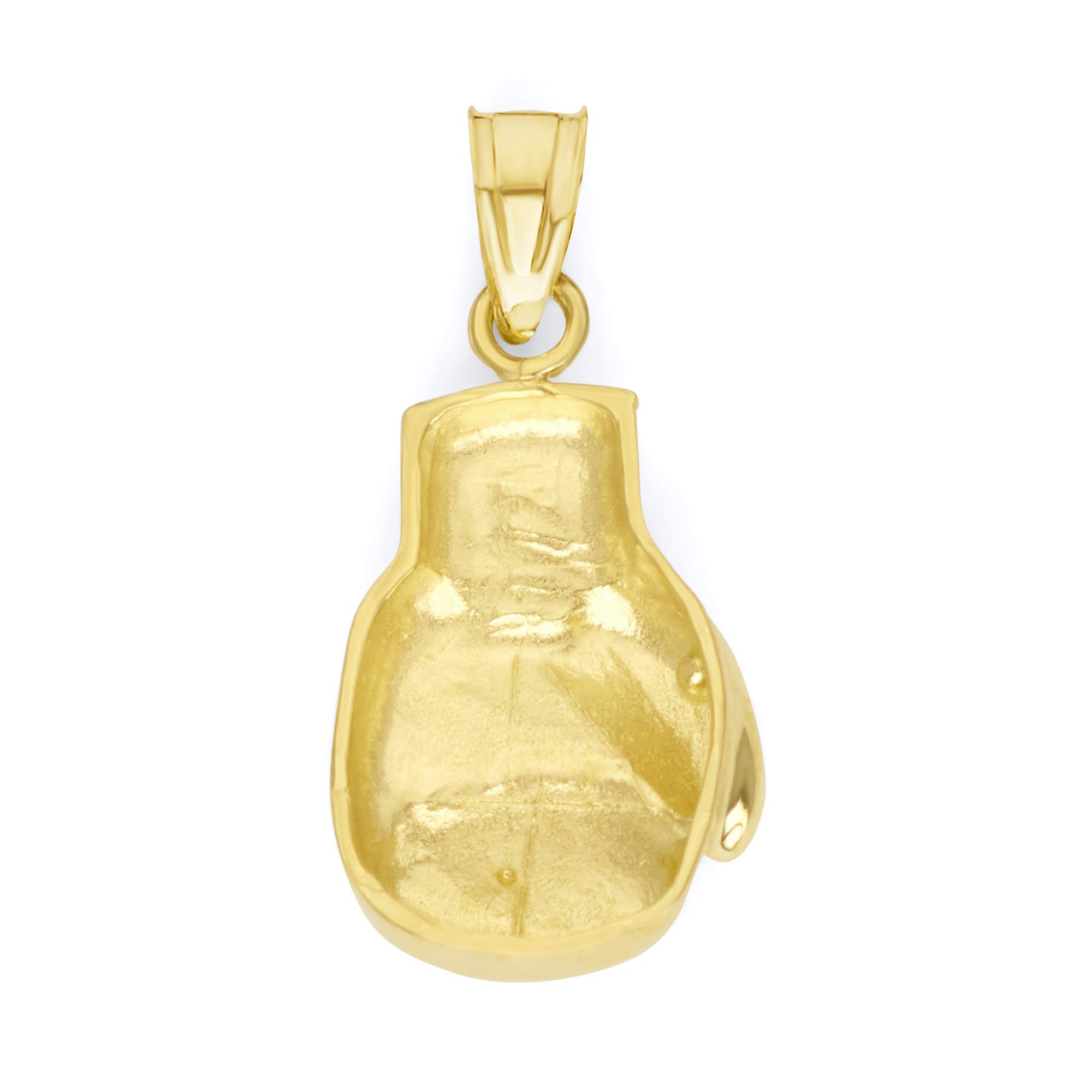 10K Real Solid Gold Boxing Glove Pendant - Premium Fighter Sports Jewelry for Boxers, Boxing Tournament Prize, Gift for Champions | Perfect for Boxing Events, Awards, and Sports Enthusiast Collections