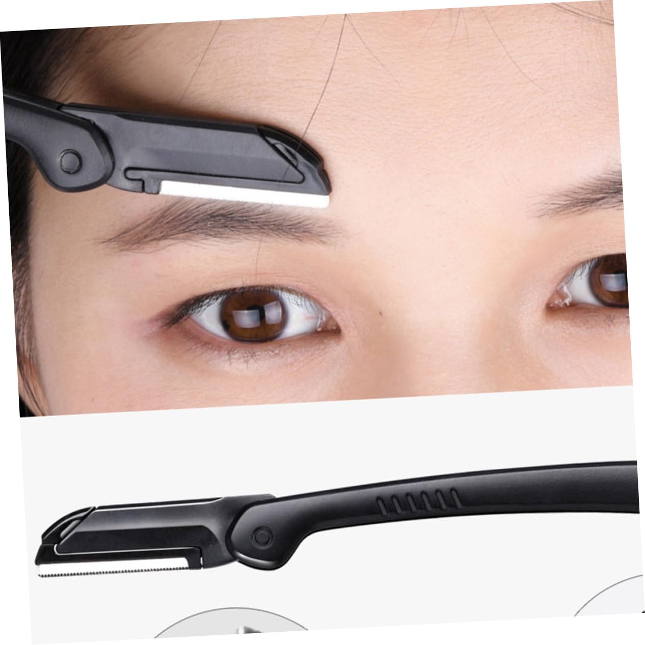 10-Pack Stylish Eyebrow Razor Set - Folding Precision Trimmer for Perfect Brows - Travel & Home Grooming Essential - Makeup Tools for Eyebrow Shaping & Facial Hair Removal