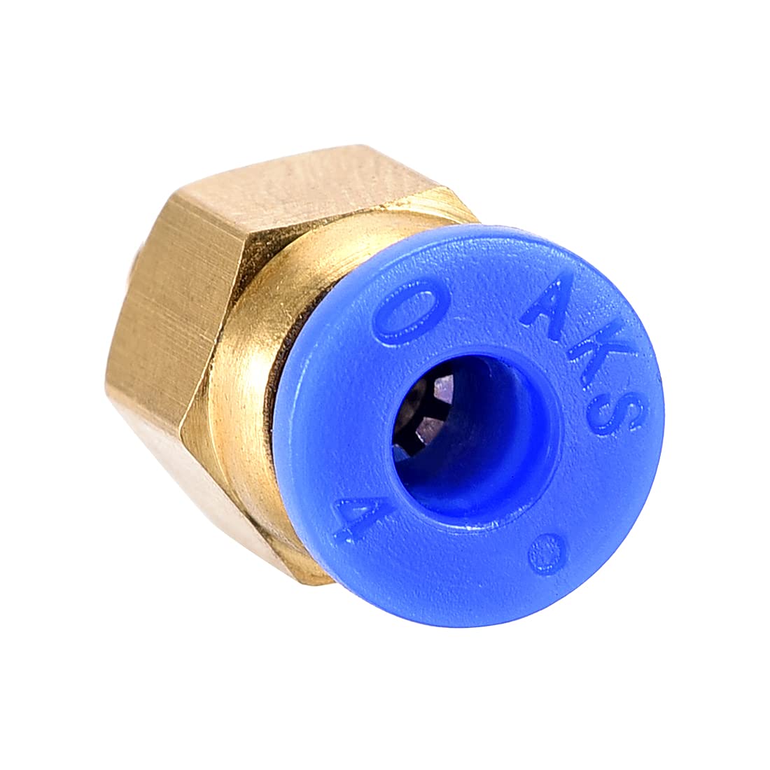 uxcell M6 Tube Fitting Connector for 3D Printer - Compatible with 4mm Tube & 1.75mm Filament (2-Pack) - Perfect for Ender 3, CR-10 Filament Feeding System