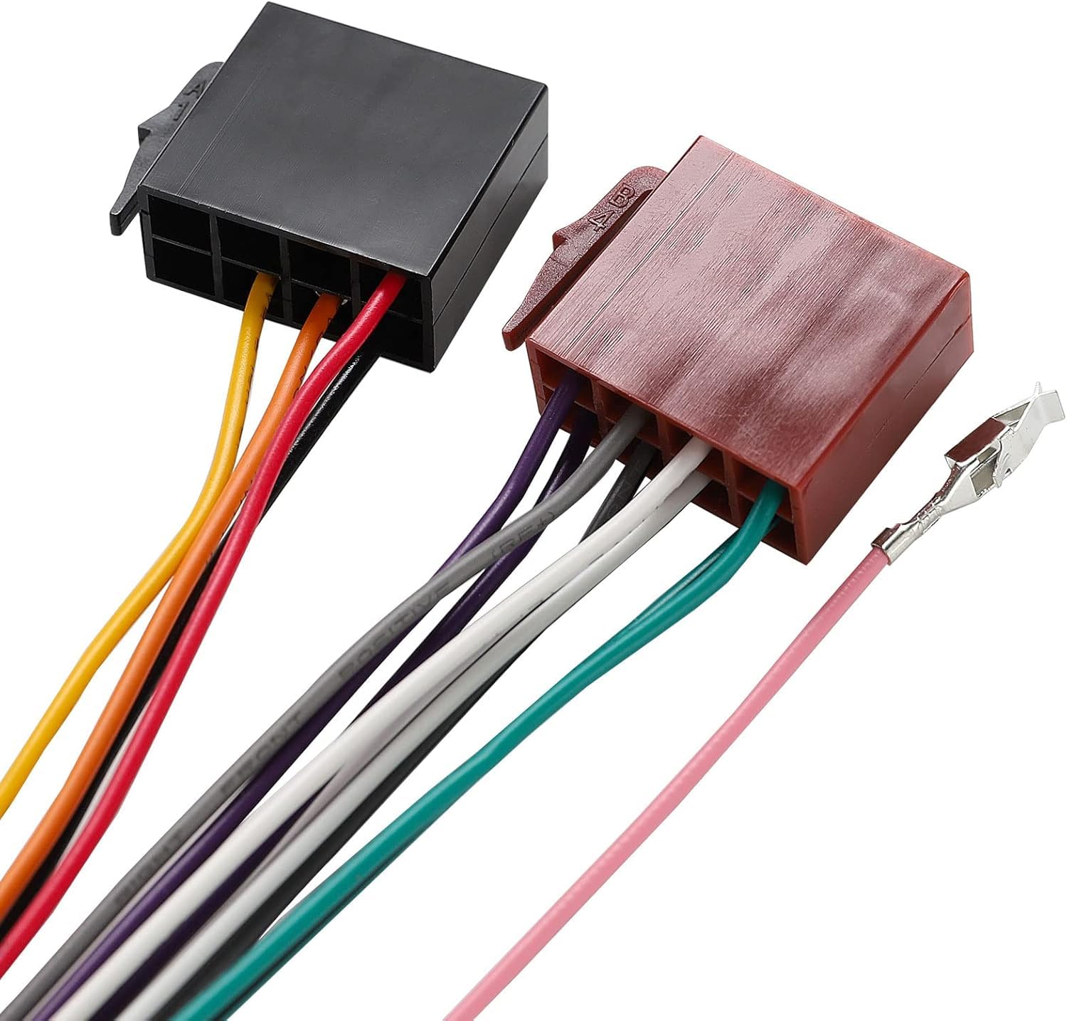 RED WOLF 16-Pin ISO Car Radio Stereo Wiring Harness Adapter - Compatible with Honda Civic, CRV 2006-2011 & Acura 1996-2001 - Aftermarket Radio Installation Cable Connector Plug for Easy DIY Car Audio Upgrade