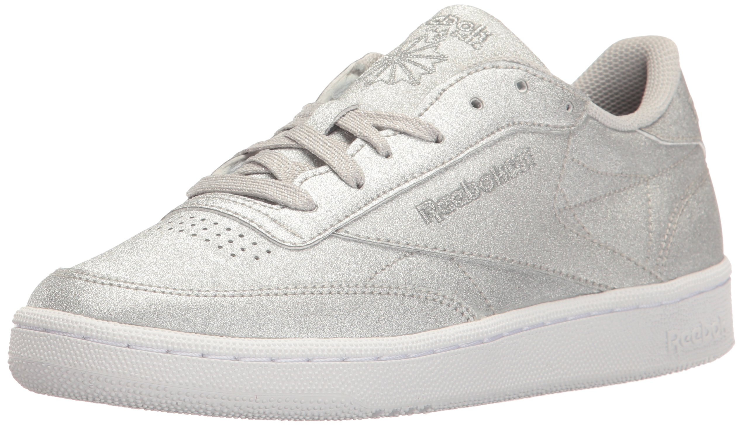 Reebok Women's Club C 85 Vintage White Leather Fashion Sneakers - Casual Walking Shoes for Women, Perfect for Streetwear & Everyday Outfits