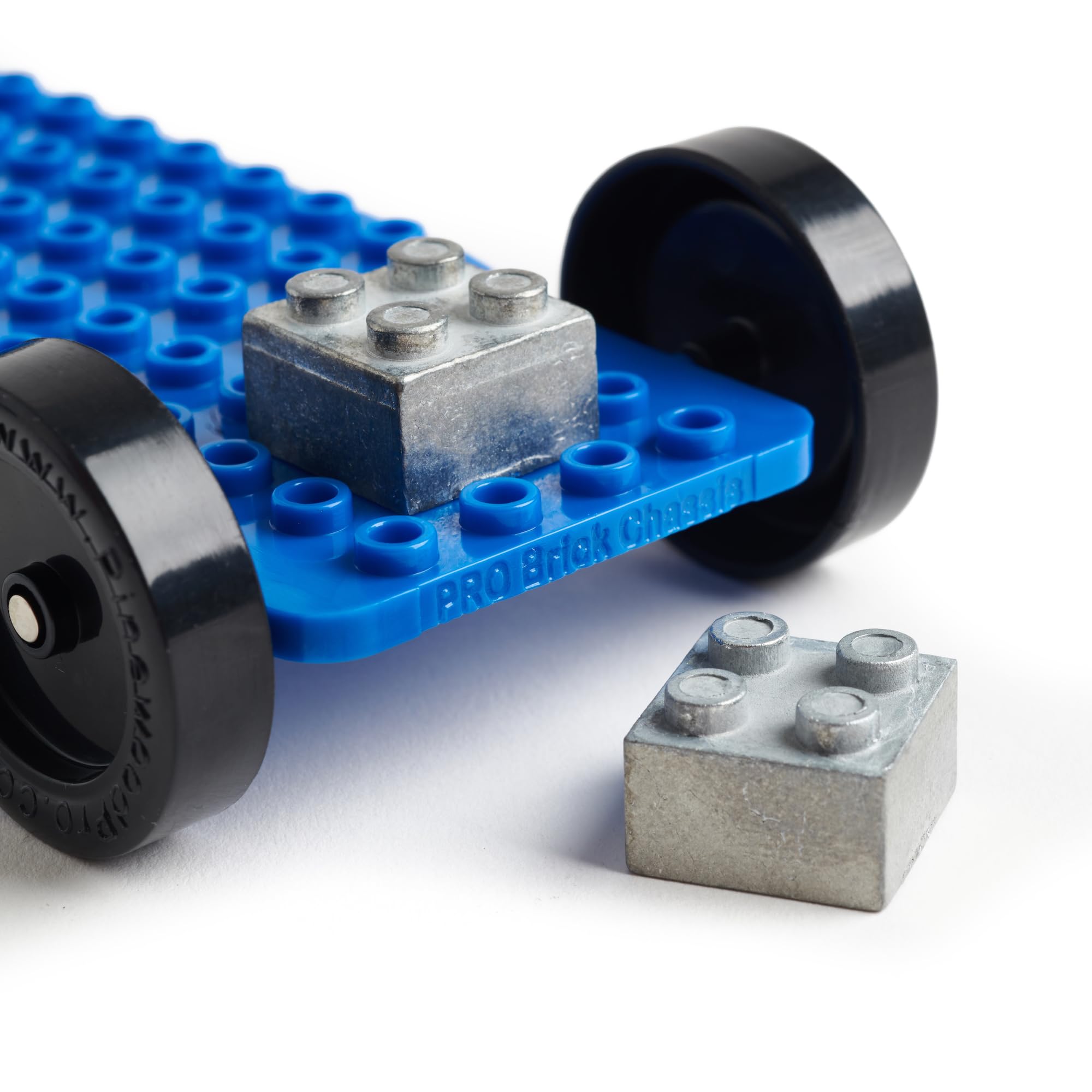 Pinewood Pro Zinc Brick Weight Set for Pinewood Derby & Brick Derby Race Cars - 2 Pack Lego® Compatible .88oz (0.44oz Each) | Perfect for Adding Precision Weight to DIY Derby Cars, Enhancing Speed & Performance in Competitive Races