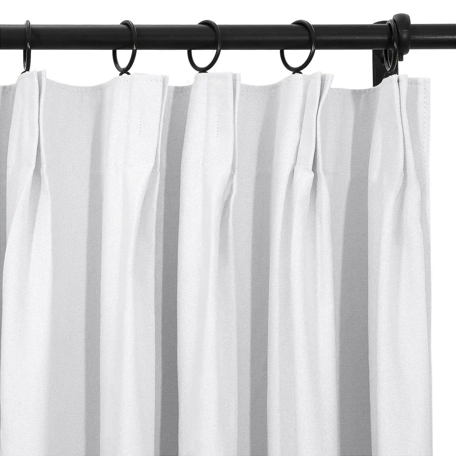 Lila 100% Blackout Pleated Curtains - Thermal Insulated Room Darkening Drapes for Bedroom, Living Room & Nursery - Noise Reducing & Energy Efficient Window Treatments