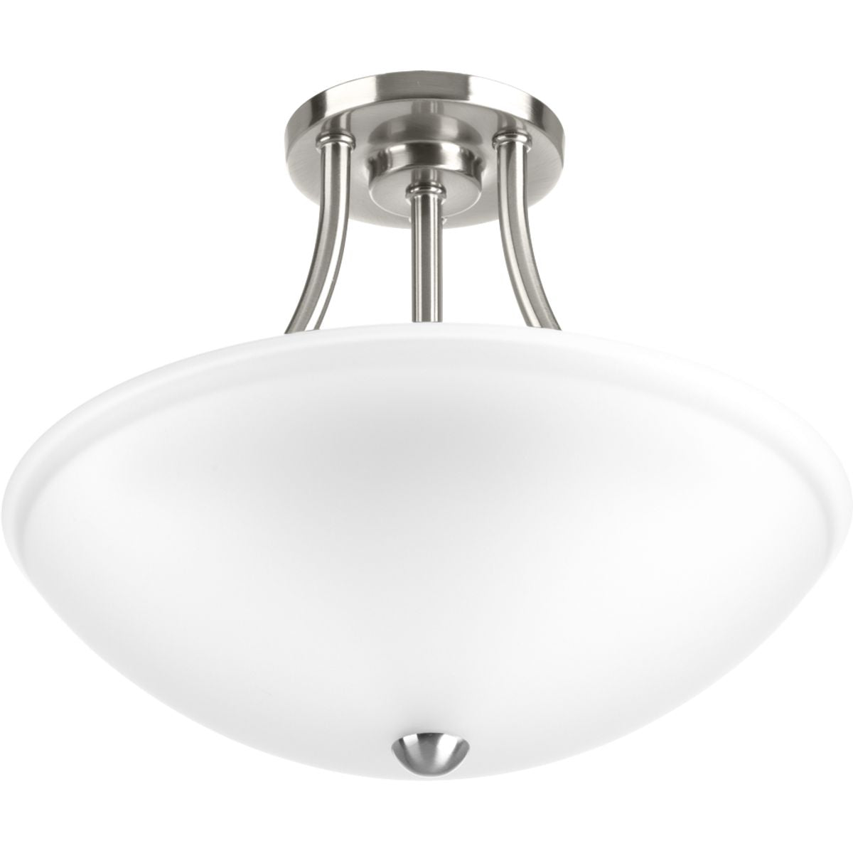 Gather Collection 12 7/8 Inch Semi Flush Mount/Convertible Ceiling Light Fixture - Perfect for Bedroom, Dining Room & Living Room Lighting