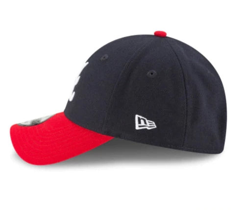 Atlanta Braves New Era 9Forty The League Pinch Hitter Adjustable Baseball Cap - Official MLB Team Hat for Men & Women, Casual Sports Fan Gear for Baseball Games & Everyday Wear