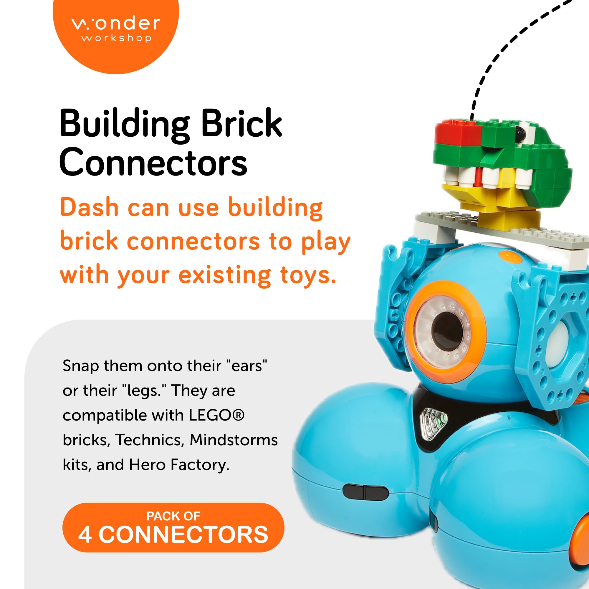 Dash Robot Wonder Pack – STEM Coding Educational Bundle for Kids Ages 6+ | Learn Programming with Free Apps & Video Tutorials | Includes Launcher Toy, Sketch Kit for Drawing & Gripper Building | Perfect for Classroom Learning & Home STEM Activities