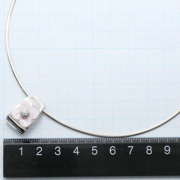 18K Yellow Gold & White Gold Shell Diamond Necklace for Women - Elegant Beach Wedding & Party Jewelry Gift
