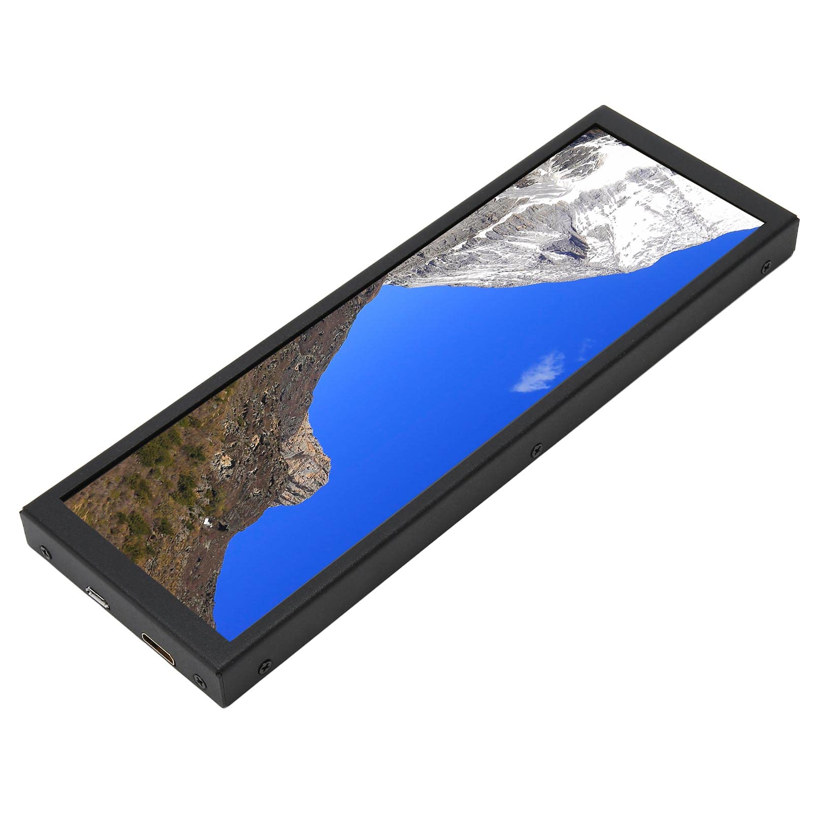 7.9 Inch Portable Monitor with IPS LCD Display, 400x1280 Resolution, 170° Wide Viewing Angle - Plug & Play for Laptop, Gaming, and Office Work