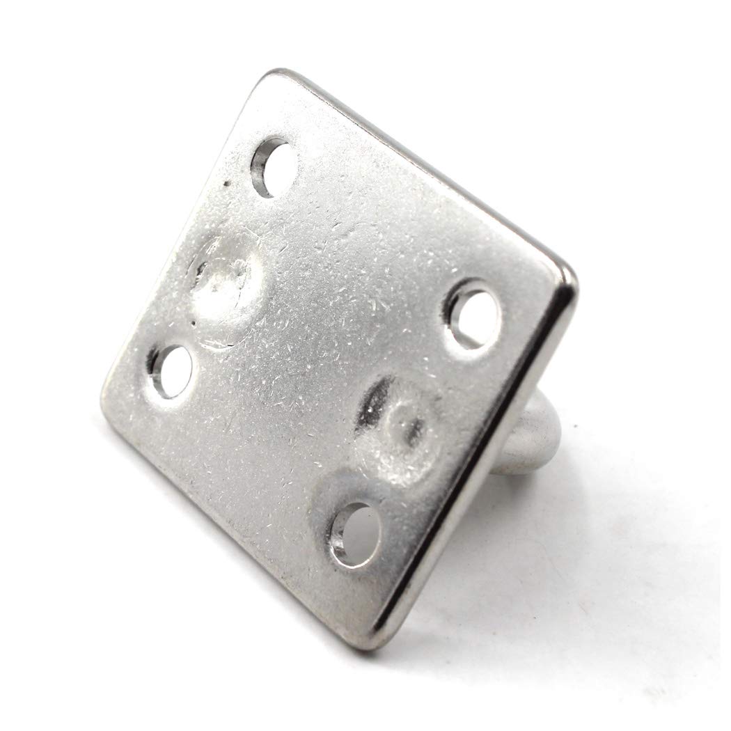 Heavy Duty 304 Stainless Steel Square Ceiling & Wall Mount Hook 5mm (3/16