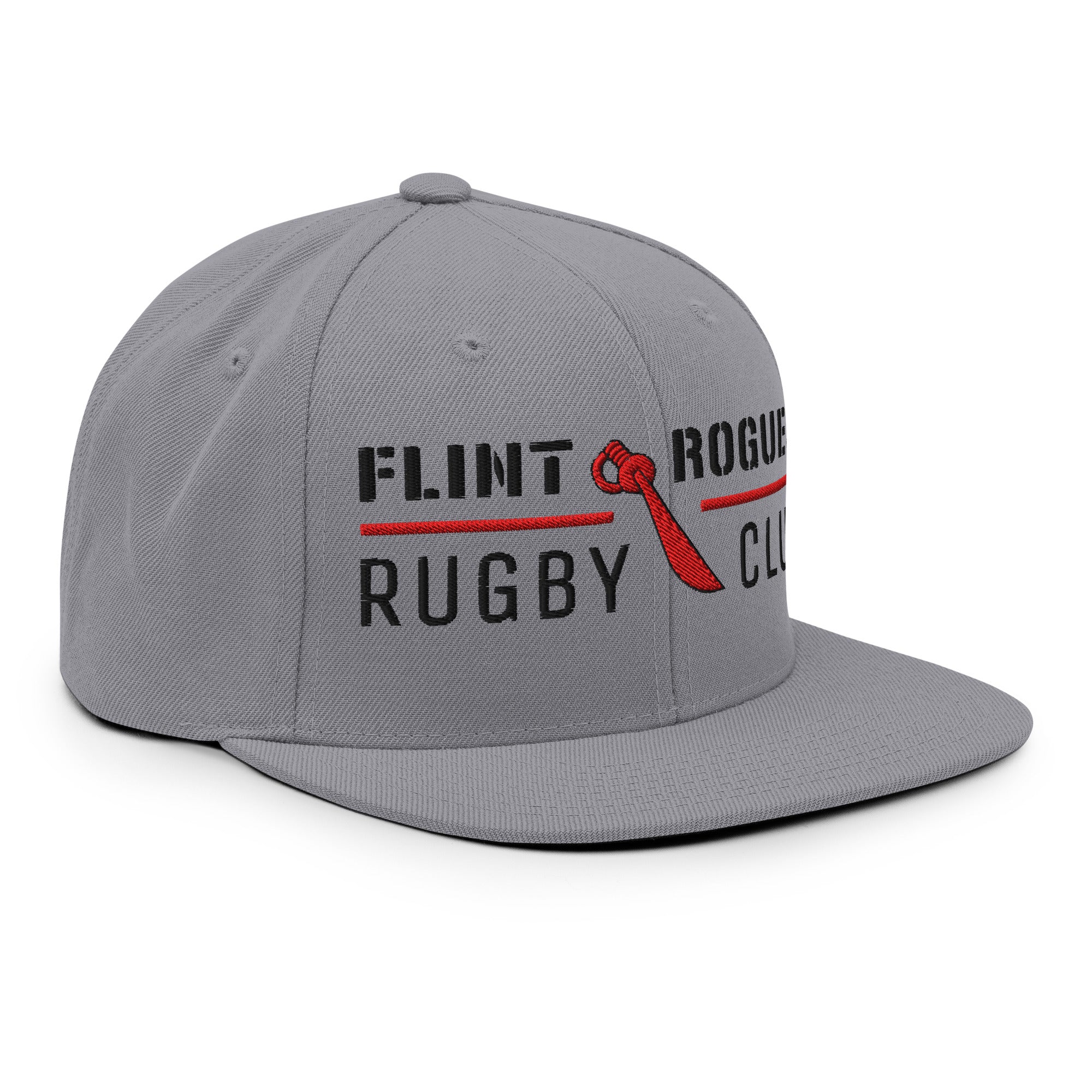 Flint Rogues RFC Classic Snapback Hat for Men & Women - Adjustable Cotton Baseball Cap for Sports, Casual Wear & Outdoor Activities