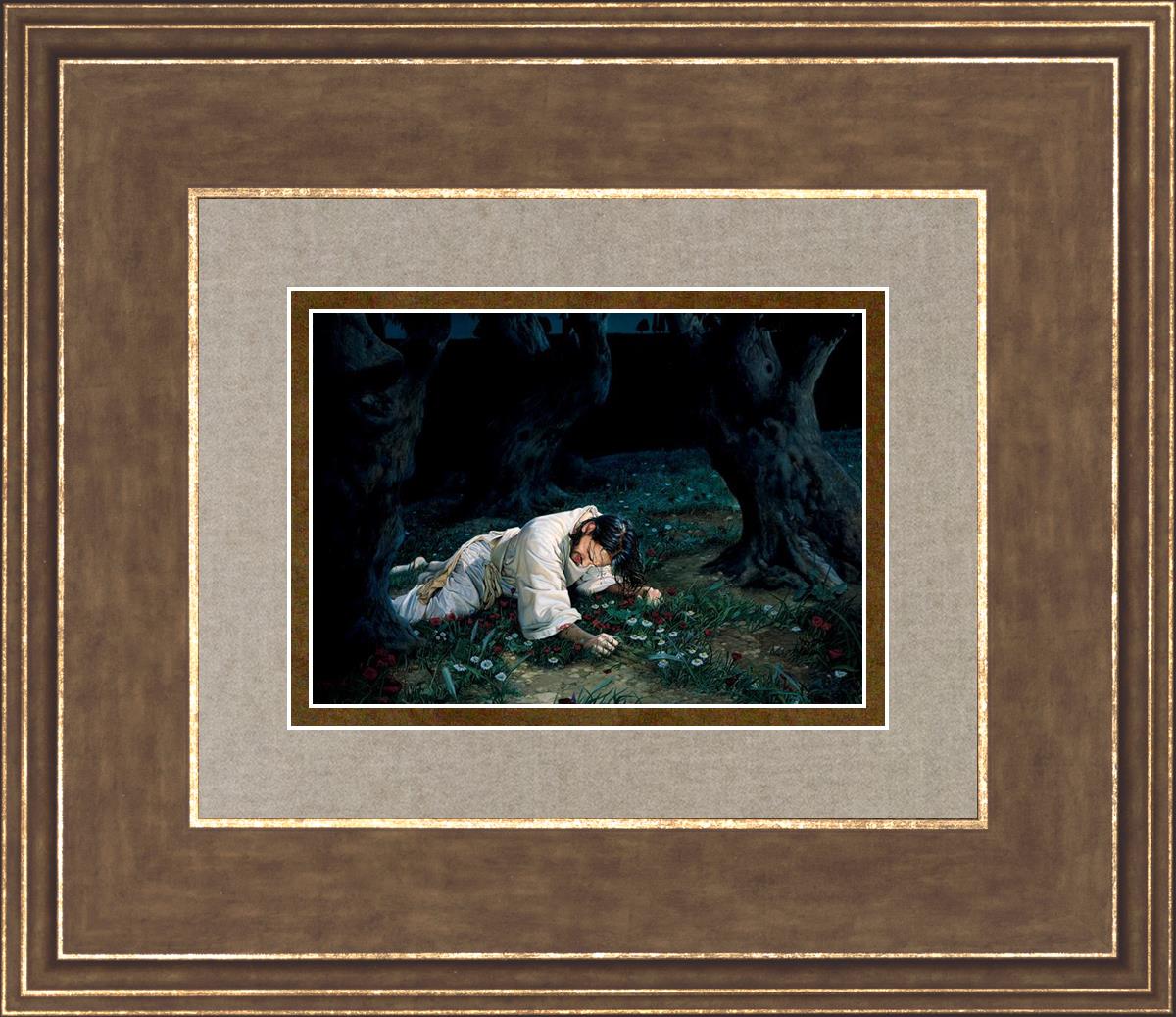 Gethsemane by Liz Lemon Swindle - Inspirational Christian Art Print for Home & Church Decor - Perfect for Living Rooms, Bedrooms, and Worship Spaces