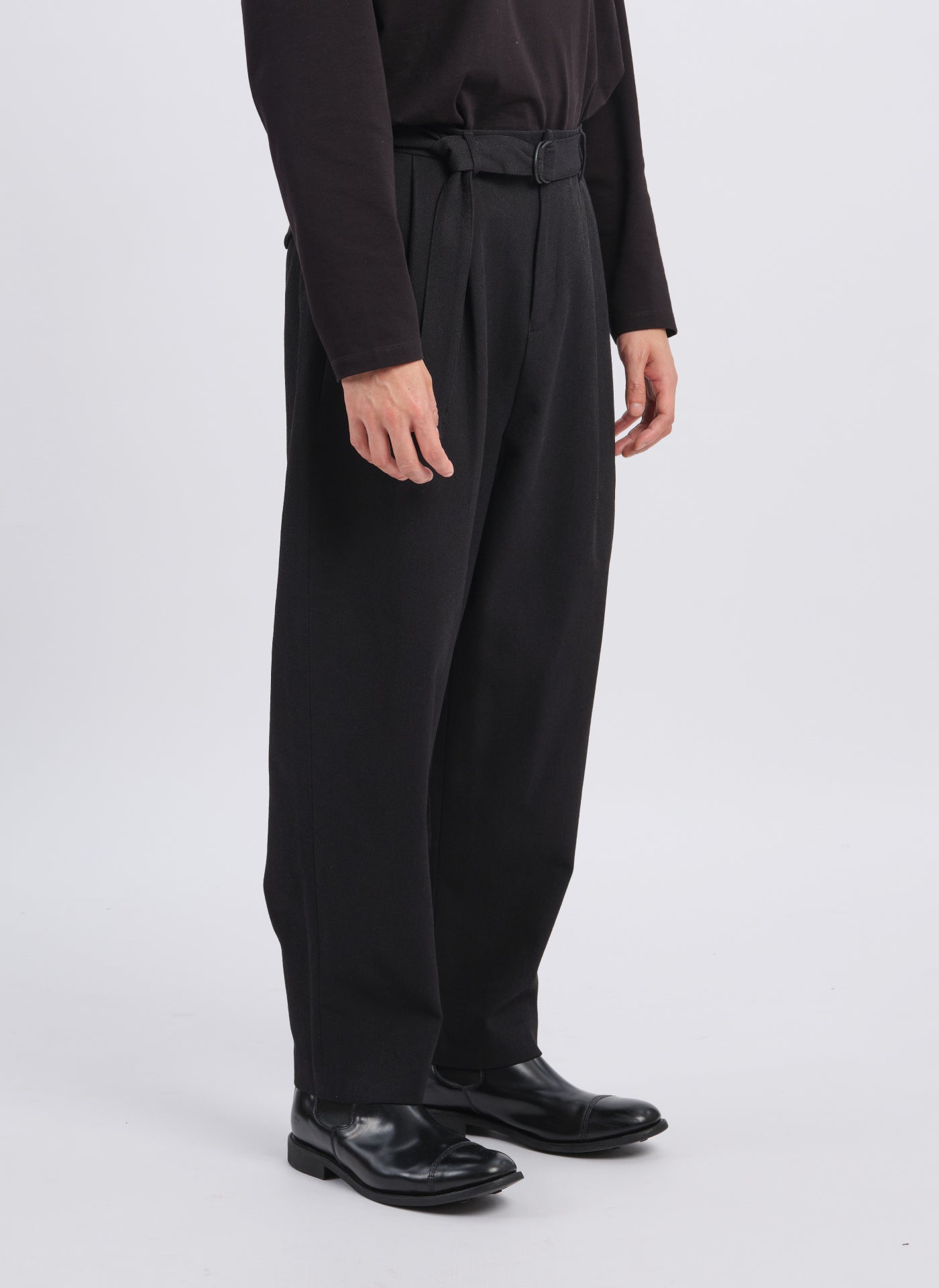 Solotex Gabardine Work Pants - Wide Tapered Fit for Men - Durable Office & Business Casual Trousers [Size 12] - Perfect for Professional Workwear & Smart Office Attire