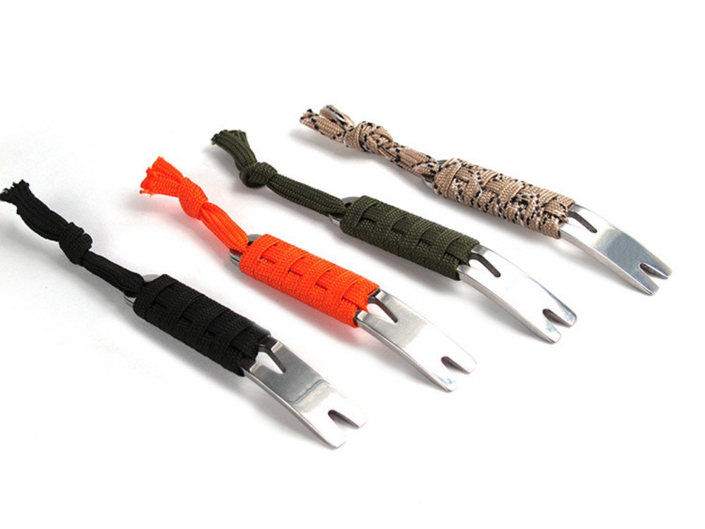 4PCS Stainless Steel Mini Pry Bar Set - Multi-Purpose EDC Tools for Camping & Survival