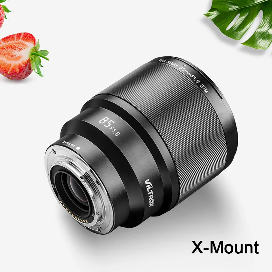 Fujifilm FX Mount 85mm F1.8 Prime Lens - Low Noise, Fast & Precise Autofocus for Portrait Photography, Wedding & Low Light Shooting
