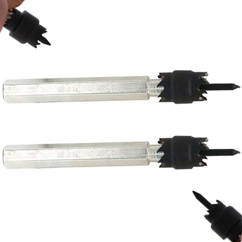 3/8 Inch & 5/16 Inch Double Sided Spot Weld Cutter - High Speed Steel Sheet Metal Drill Bit with Sawtooth Point for Automotive, HVAC & Metal Fabrication (Perfect for Removing Spot Welds in Body Repair & Industrial Applications)
