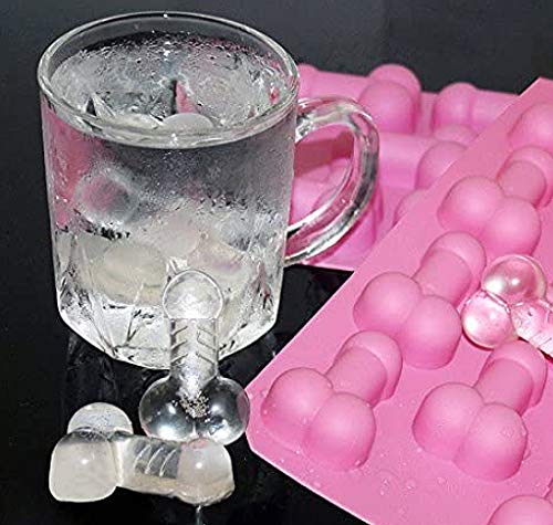 Mini Pecker Ice Cube Tray - Fun Novelty Silicone Ice Mold for Cocktails & Parties - Perfect for Bachelorette, Girls Night & Adult Humor Gifts